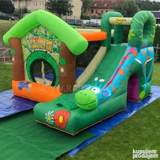 Dvorac zamak na naduvavanje 7u1 - BESPLATNA DOSTAVA