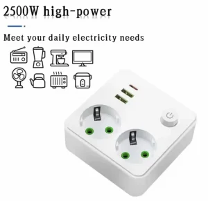 utičnica USB Type-C port 2500w lopov razdelnik