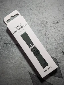 Samsung 20mm Green Hybrid Leather Band 20mm NOVO Original