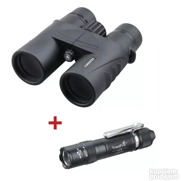 Vector Optics Forester 10x42 Keresotavcso + Trustfire L2s