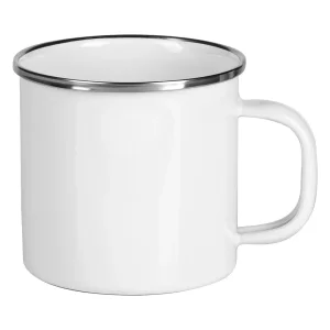 Emajlirana solja bela lonce 10oz