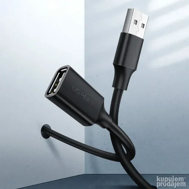 Usb kabl M/F 2.0 1,5m UGREEN US103