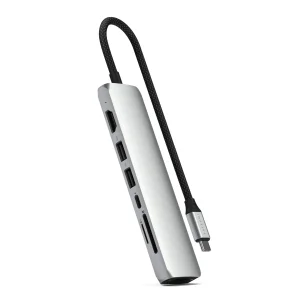 Satechi 7-In-1 Usb-C Slim Multiport Adapter With Ethernet S