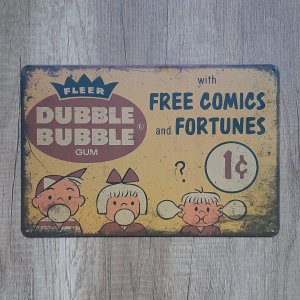 Metalna tabla DUBBLE BUBBLE