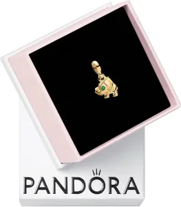 PANDORA privezak Me Slonce gold ale met