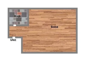 34m2, Veternik, jednoiposoban