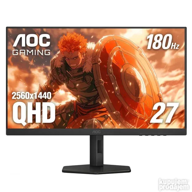 AOC CQ27G4X 27" GAMING 1440p 180Hz 0.5ms novo garancija