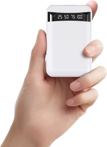 JvGoal 10000mAh power bank, dual USB, LCD, crn