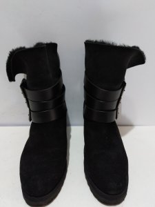 ASH kožne čizme prirodna 100%koža 100%krzno br 40