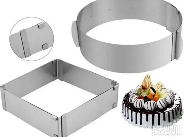 Podesivi četvrtasti kalup za torte i kolače