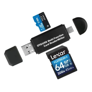 Citac kartica Card Reader JWS-AD200 crni - NOVO