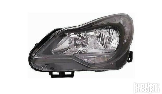 OPEL CORSA D Far crni Depo desni / levi 11-15