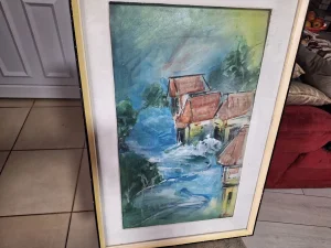 Акварел 72х48цм.  ,991,