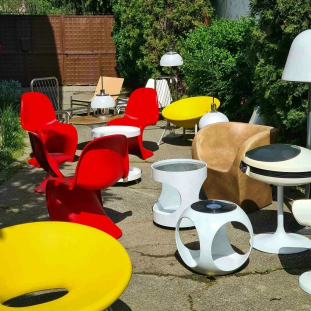 Mid Century David Lange, Philipe Starck, Guzzini, Weltron