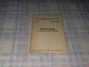 Pravilnik o Vojnoj Disciplini 1955-Kazne,Izvrsenje,