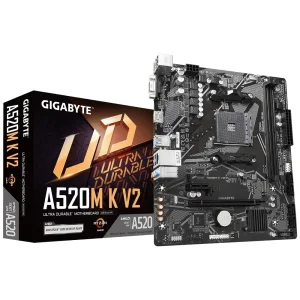 Gigabyte A520M K V2 + AMD Ryzen 3 4100 4Ghz + 16GB 3200 novo