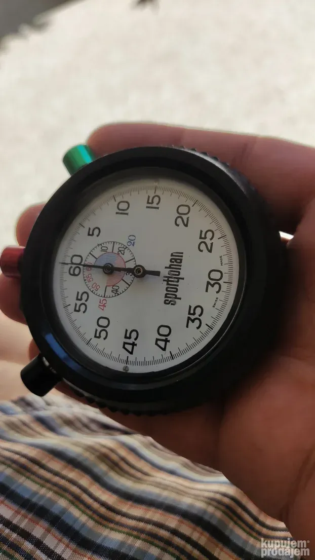 Vintage mehanička štoperica Sport Johan Swiss made