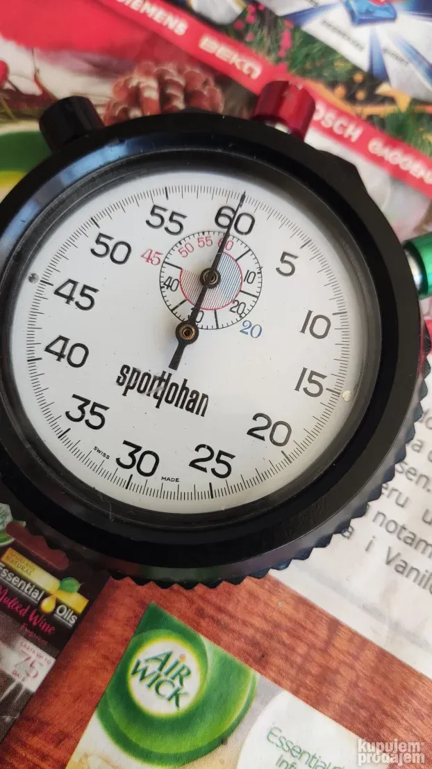 Vintage mehanička štoperica Sport Johan Swiss made