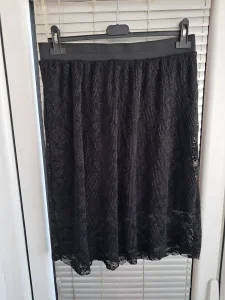 FLAME postavljena cipkasta suknja vel L XL