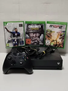 Xbox One X Konzola + 3 HIT Igre Komplet (FIFA,COD,MXGP2)