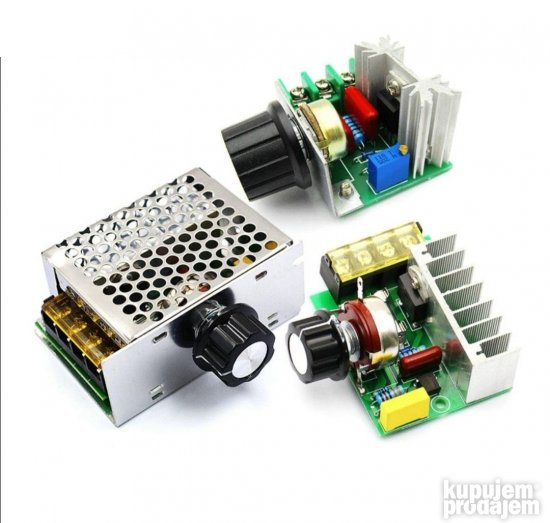REGULATOR BRZINE AC motora 20A 220V 4000W potenciometar NOVO