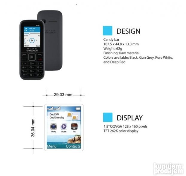 ALCATEL OneTouch dual SIM