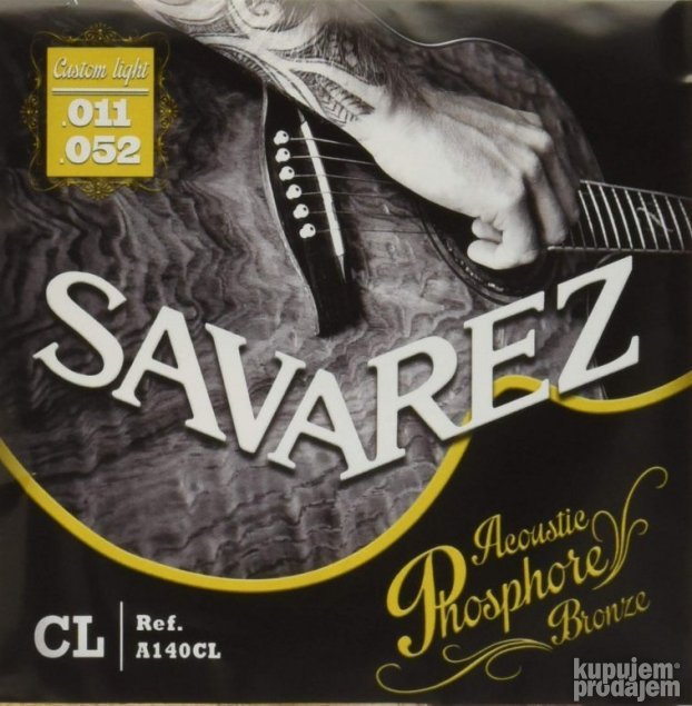 Savarez A140CL Phosphor Bronze Cst.-Light .011-.052 Za AK