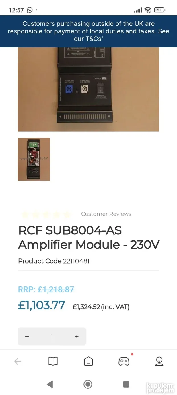 Rcf Sub 8004