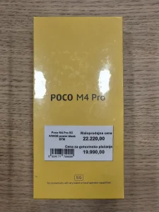 Poco M4 Pro 5G crni telefon