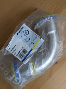Geberit Mapress Stainless Steel Bend (Gas) 90x76.1mm 34441