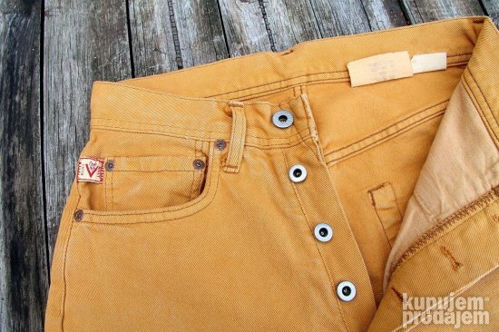 ORIGINAL LEVIS Belgien i RIVET U.S.A. farmerke