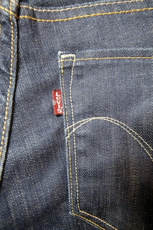 ORIGINAL LEVIS Belgien i RIVET U.S.A. farmerke