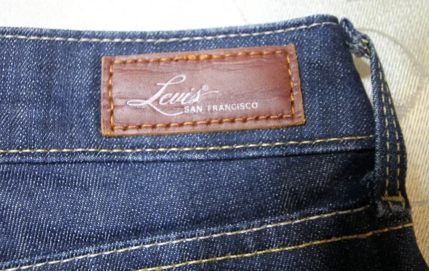 ORIGINAL LEVIS Belgien i RIVET U.S.A. farmerke