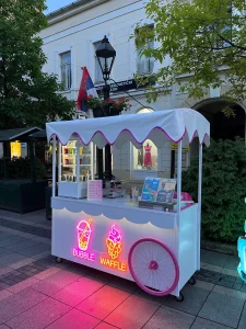 Kolica stand bubble tea buble tea vafl i sladoled ceo posao