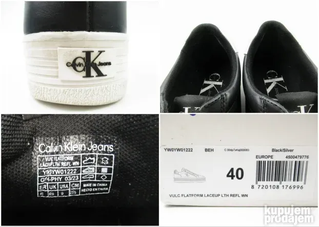 Calvin Klein patike KOŽA T3960