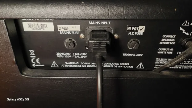 Blackstar club ht40 full lampas