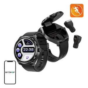 Ptni sat Blitzwolf BW-HW1 Smart Clock + TWS Earphones Black