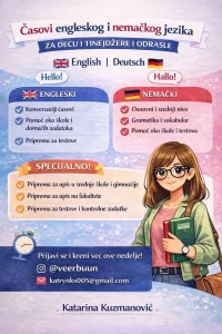 časovi engleskog i nemačkog