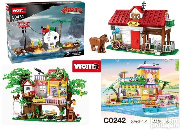 LEGO i druge kocke na komad i kompleti