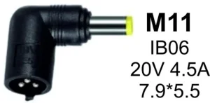 GMB Konektor za punjac 90W-20V-4.5A, 7.9x5.5mm PIN