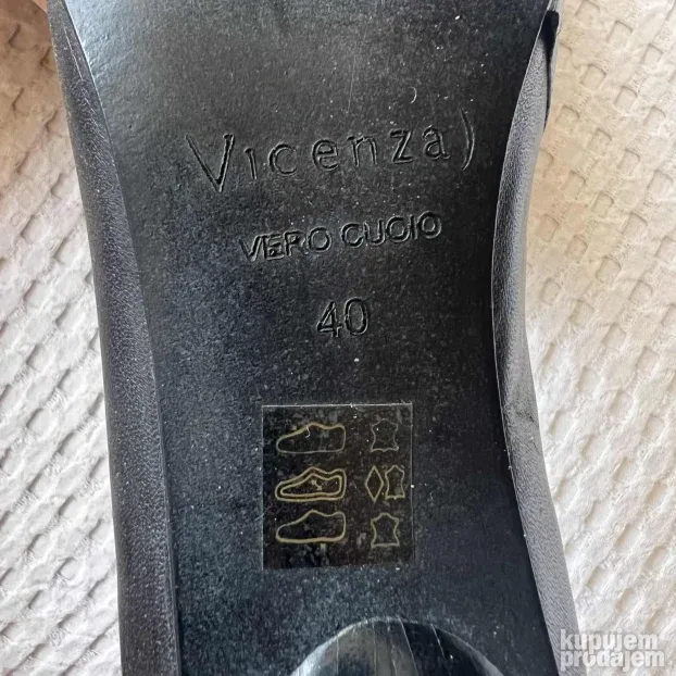 VICENZA ORIGINAL zenske kozne stikle cipele salonke 40 ( 39