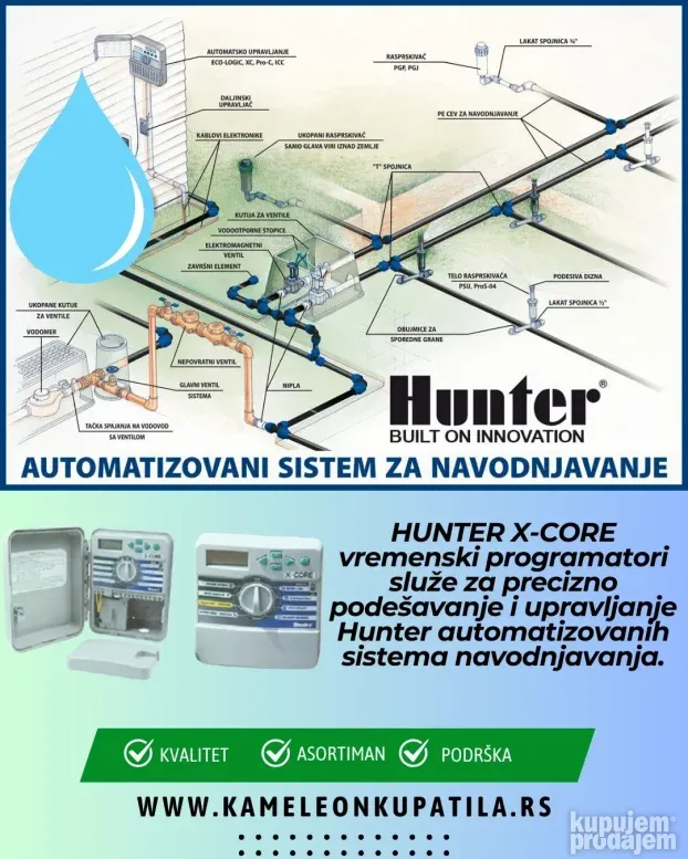 Elektro ventil pgv-101 1 vn sa kontrolom protoka - hunter