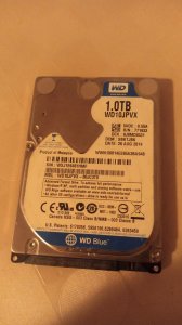 Western Digital 1Tb Sata hard disk 2.5Inch