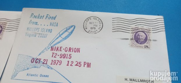 Nasa koverta lansiranje Raketa 1979