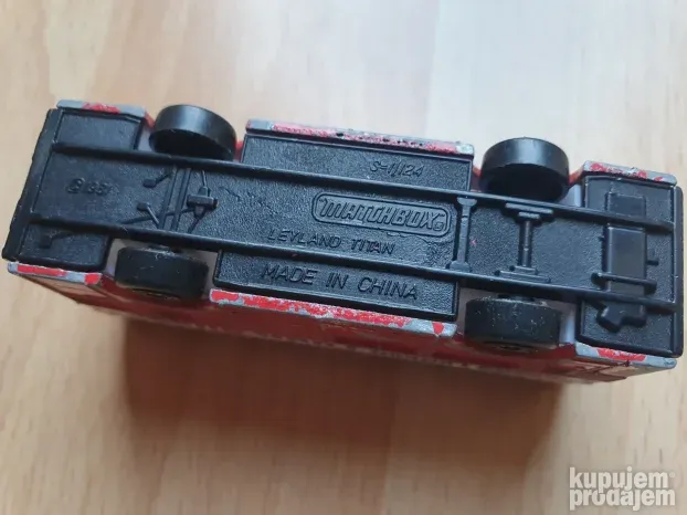 Matchbox Leyland Titan- Double-Decker Tour1981 -AroundLondon