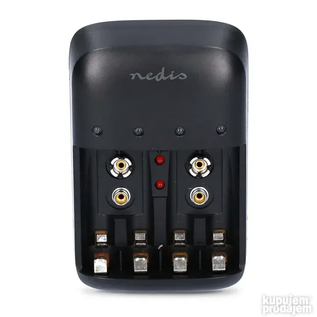 Punjač za AA/AAA 1.5V i 9V blok baterije Nedis BACH07