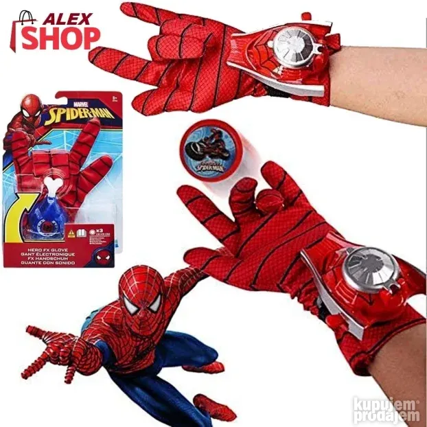 Fenomenalna Spiderman rukavica ispaljivač diskova