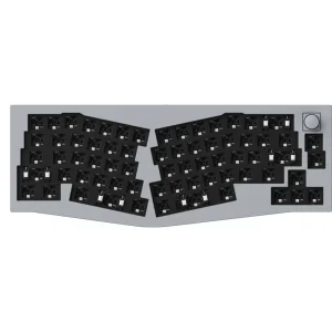 Keychron Q8 Swappable Rgb Knob Barebone Keyboard Iso Grey
