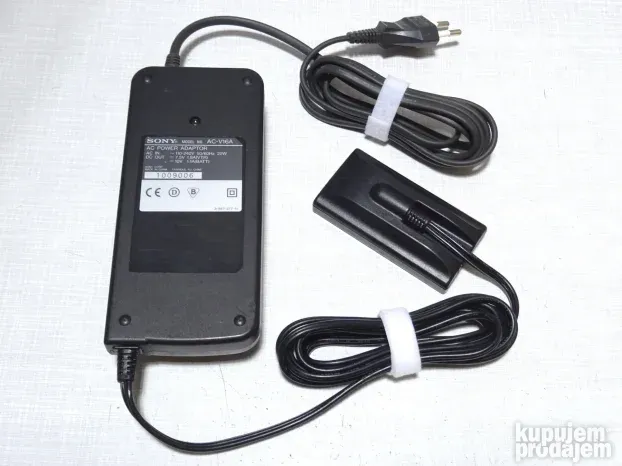 Punjač adapter ORIG SONY AC-V16A za KAMKORDERE KAMEREodličan