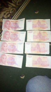 novcanice yugoslavija 1000000000 d 1993